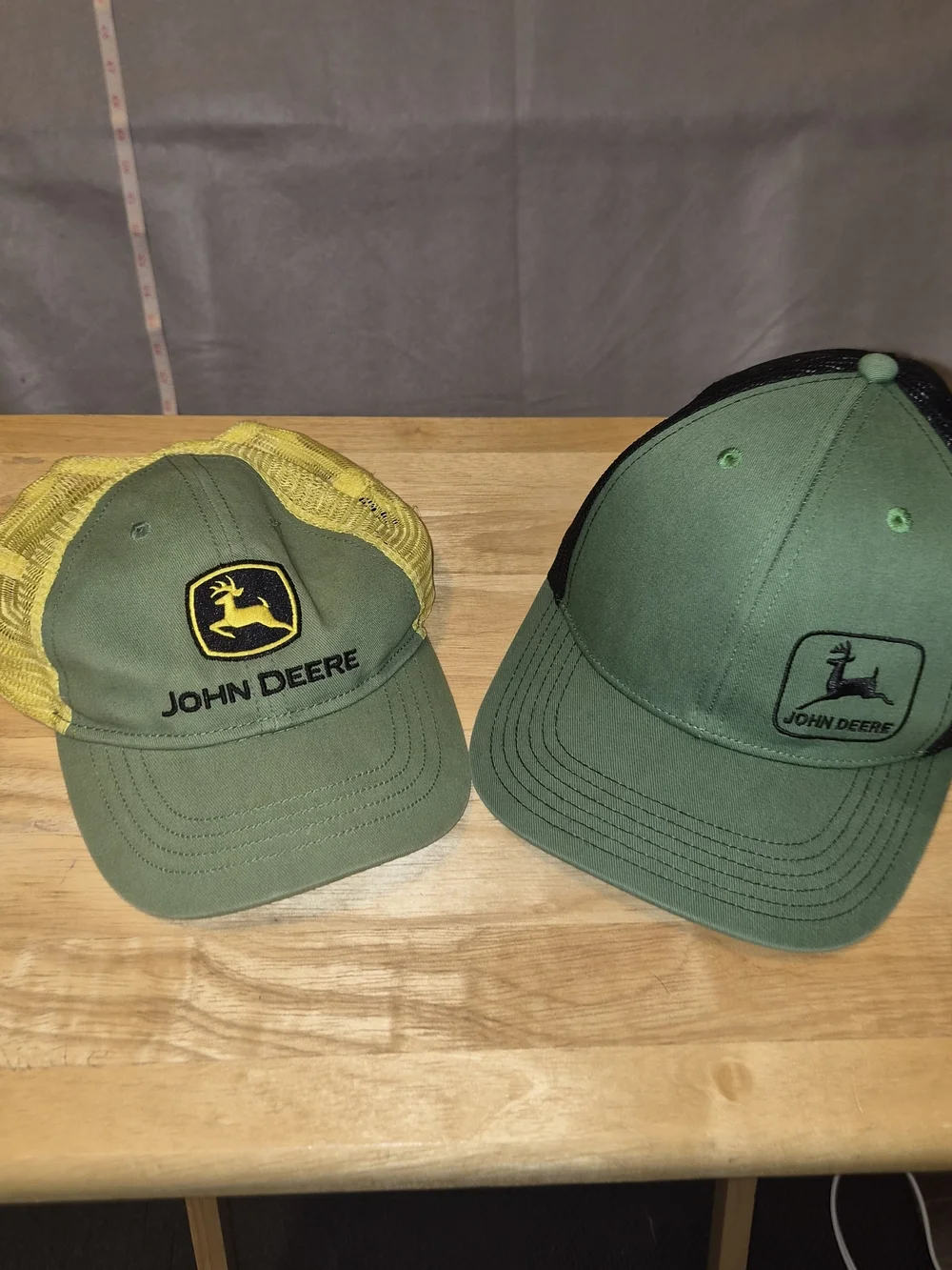 John Deere Trucker Hat Lot – Adult & Youth Lot of 2